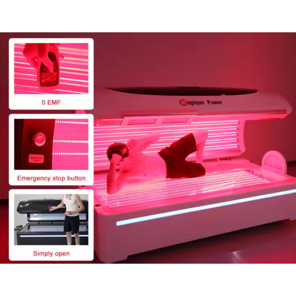 SeekPretty RadianceArc 900 Full-Body Red & Near-Infrared LED Bed