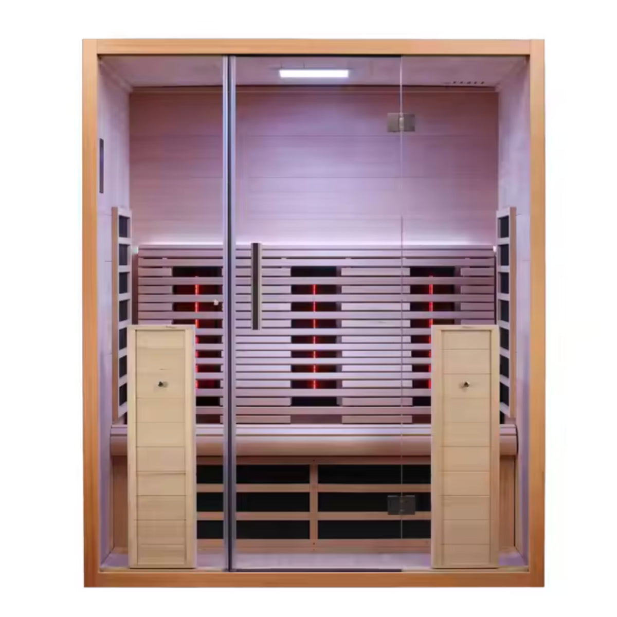 LumaTherm PureGlow Canadian Hemlock Infrared Sauna Cabin