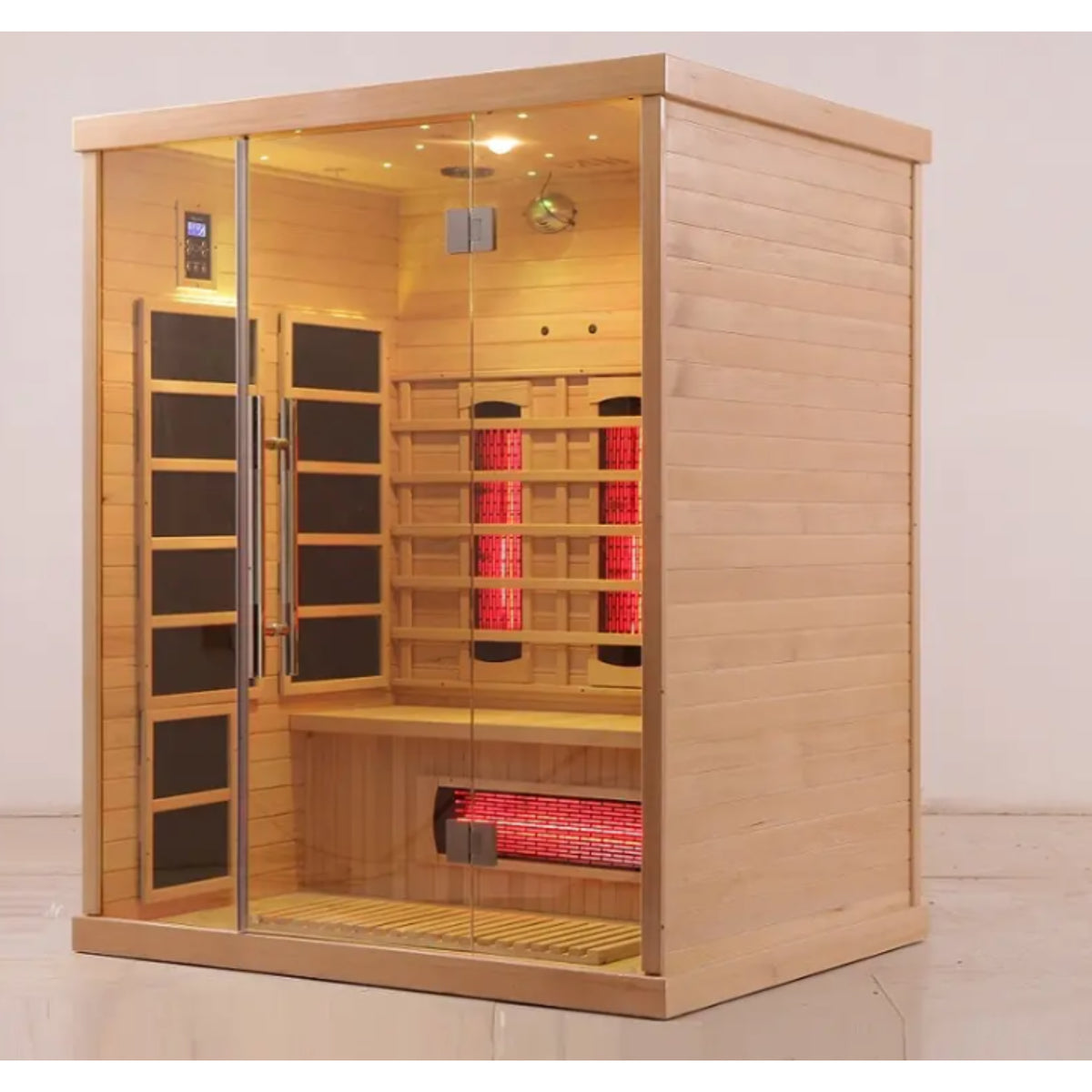 Solvana RadiantCore Solid Nordic Spruce Infrared Sauna Cabin