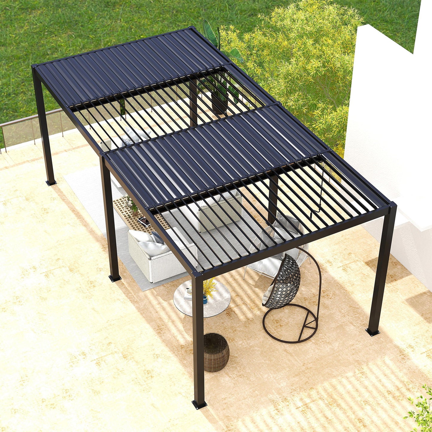 Premium Louver Pergola Aluminium Frame &  Adjustable Louvers