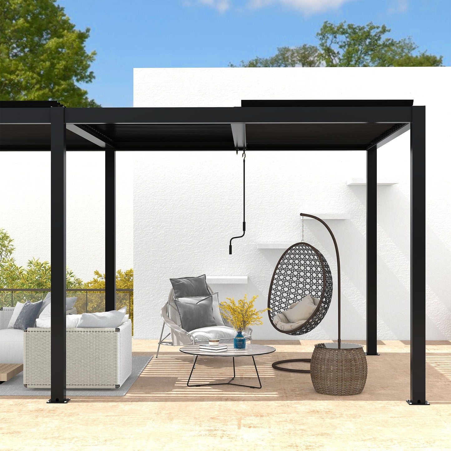 Premium Louver Pergola Aluminium Frame &  Adjustable Louvers