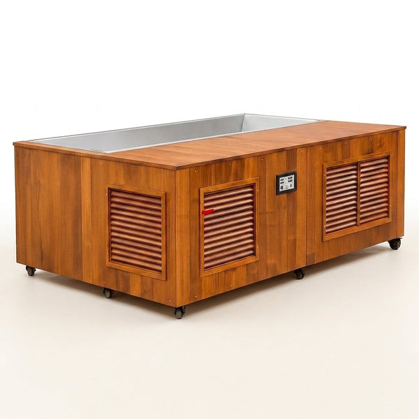 TimberChill Glacier Pro Cedar Cold Plunge — Studio Shot