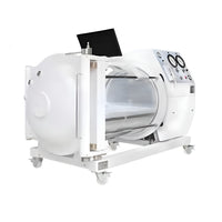 Hyperbaric Oxygen Chamber Designed for Advanced Recovery, Transparent Cylindrical Shell, Precision Control Panel