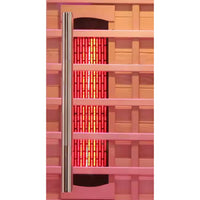 Home Infrared Sauna Cabin Built for Daily Wellness, FSC-Certified Wood, Multi-Zone Heating, Glass Panels